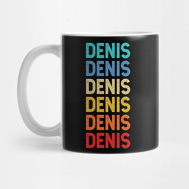 Denis Name Vintage Retro Custom Gift Named Denis by CoolDesignsDz